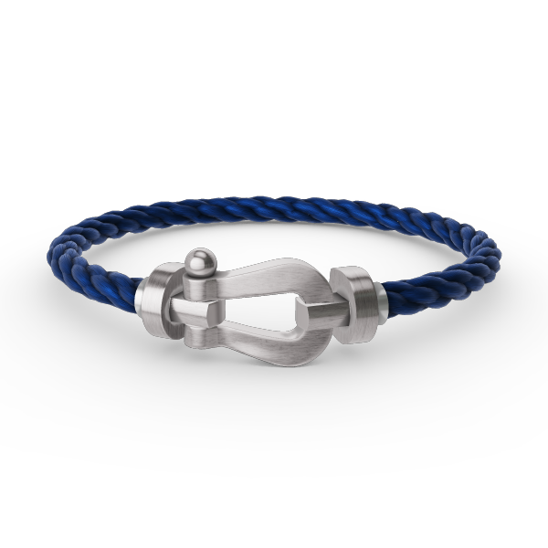 [⭐Seralia]FORCE LARGE HORSESHOE NO DIAMOND BRACELET SILVER