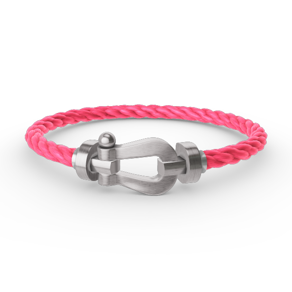 [⭐Seralia]FORCE LARGE HORSESHOE NO DIAMOND BRACELET SILVER