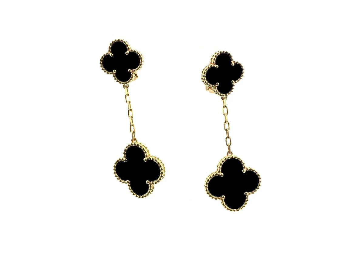 [⭐Seralia]CLOVER 2 MOTIFS  EARRINGS (MULTIPLE CHOICESC