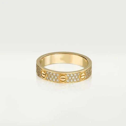 [⭐Seralia]LOVE RING 3.6MM DIAMOND PAVED