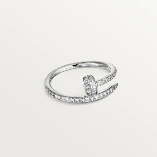 [⭐Seralia]JUSTE RING 1.8MM SILVER DIAMONDS